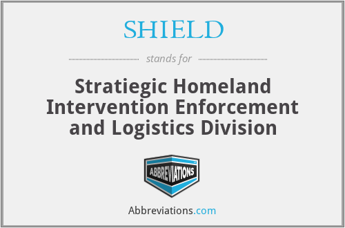 SHIELD - Stratiegic Homeland Intervention Enforcement and Logistics Division
