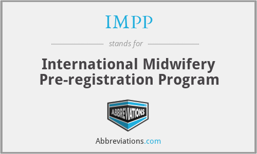 IMPP - International Midwifery Pre-registration Program