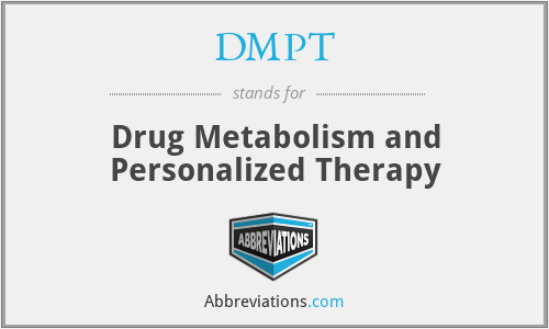 DMPT - Drug Metabolism and Personalized Therapy