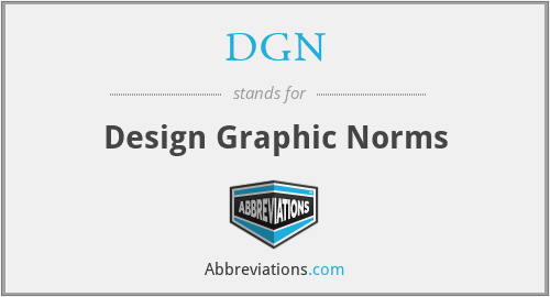 DGN - Design Graphic Norms
