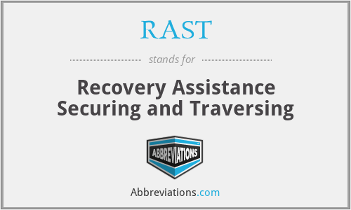 RAST - Recovery Assistance Securing and Traversing