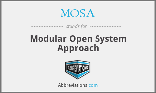 MOSA - Modular Open System Approach