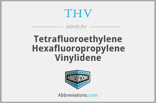 THV - Tetrafluoroethylene Hexafluoropropylene Vinylidene