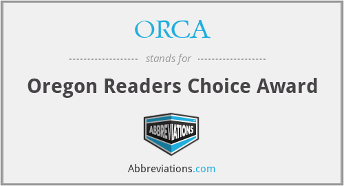 ORCA - Oregon Readers Choice Award