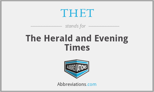 THET - The Herald and Evening Times