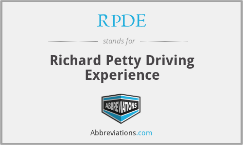 RPDE - Richard Petty Driving Experience