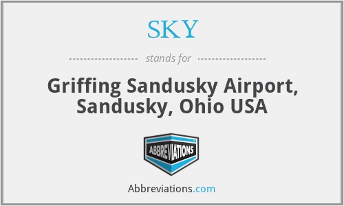 SKY - Griffing Sandusky Airport, Sandusky, Ohio USA