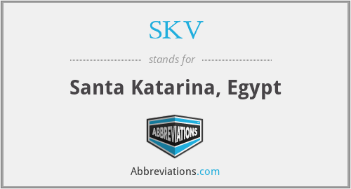 SKV - Santa Katarina, Egypt