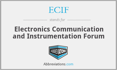 ECIF - Electronics Communication and Instrumentation Forum