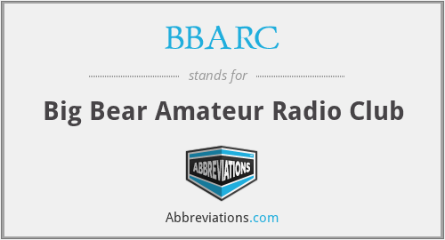 BBARC - Big Bear Amateur Radio Club