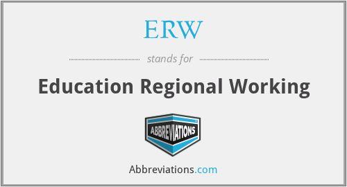 ERW - Education Regional Working