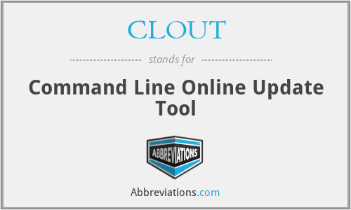 CLOUT - Command Line Online Update Tool
