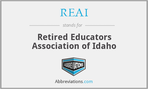 REAI - Retired Educators Association of Idaho