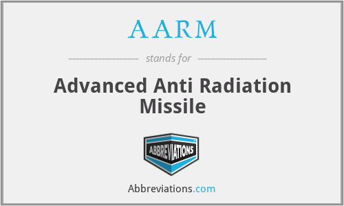 AARM - Advanced Anti Radiation Missile