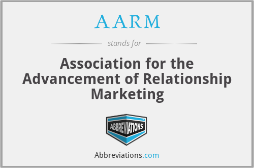AARM - Association for the Advancement of Relationship Marketing