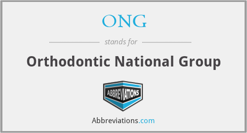 ONG - Orthodontic National Group