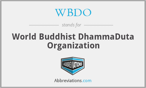 WBDO - World Buddhist DhammaDuta Organization