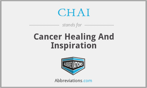 CHAI - Cancer Healing And Inspiration