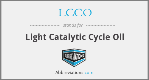 LCCO - Light Catalytic Cycle Oil