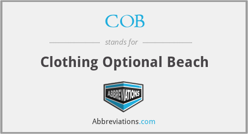 COB - Clothing Optional Beach