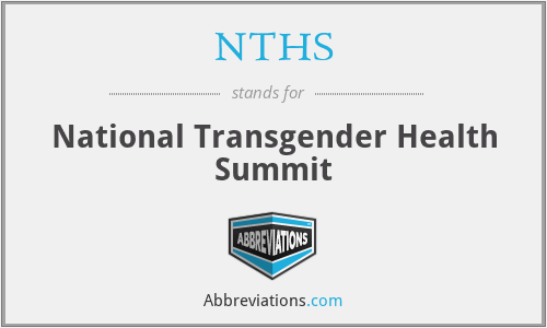 NTHS - National Transgender Health Summit