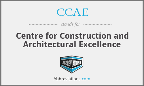 CCAE - Centre for Construction and Architectural Excellence