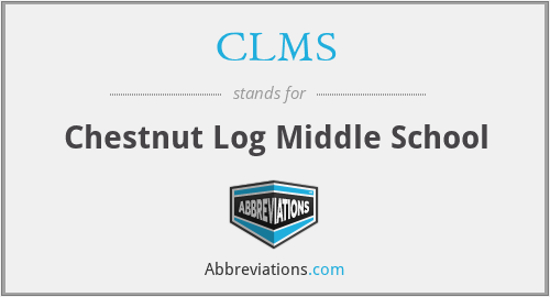 CLMS - Chestnut Log Middle School