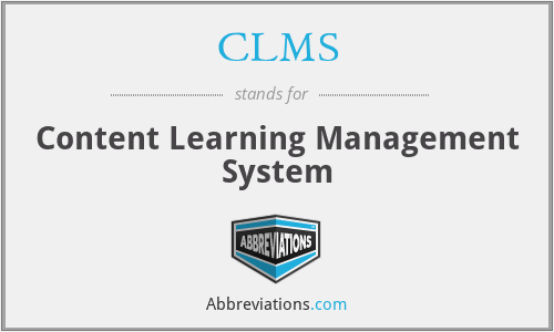 CLMS - Content Learning Management System