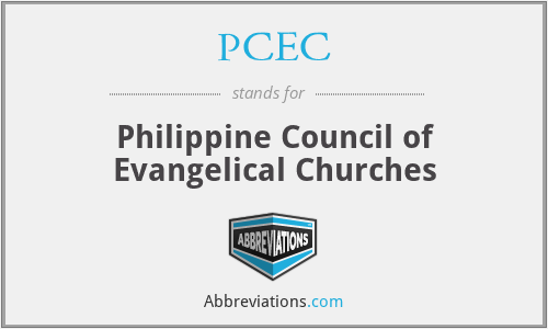 PCEC - Philippine Council of Evangelical Churches