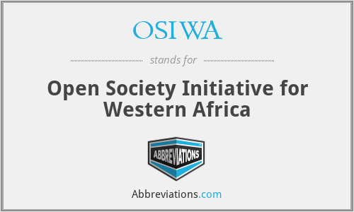 OSIWA - Open Society Initiative for Western Africa