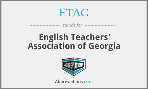 ETAG - English Teachers' Association of Georgia