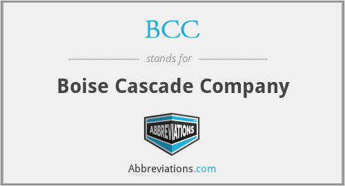 BCC - Boise Cascade Company