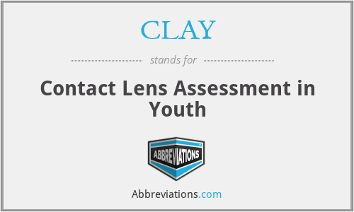 CLAY - Contact Lens Assessment in Youth