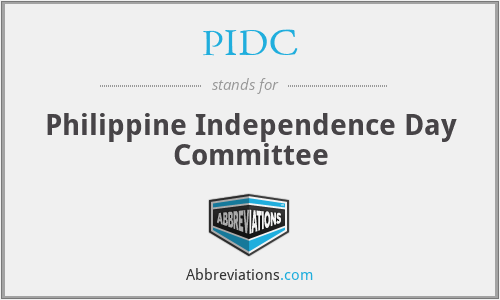 PIDC - Philippine Independence Day Committee