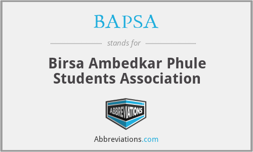 BAPSA - Birsa Ambedkar Phule Students Association