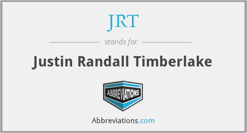 JRT - Justin Randall Timberlake