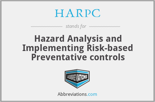 HARPC - Hazard Analysis and Implementing Risk-based Preventative controls