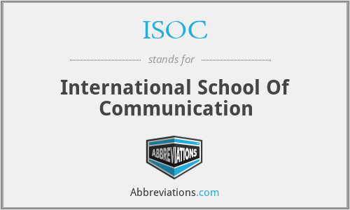 ISOC - International School Of Communication