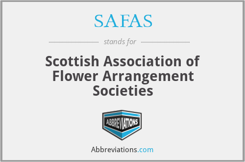 SAFAS - Scottish Association of Flower Arrangement Societies