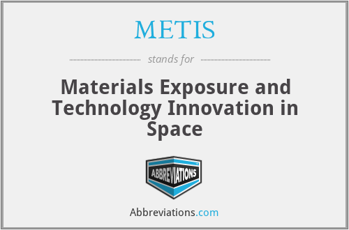 METIS - Materials Exposure and Technology Innovation in Space