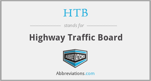 HTB - Highway Traffic Board