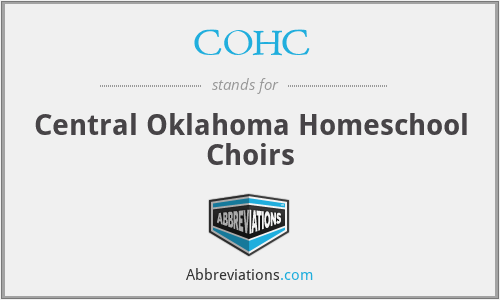 COHC - Central Oklahoma Homeschool Choirs