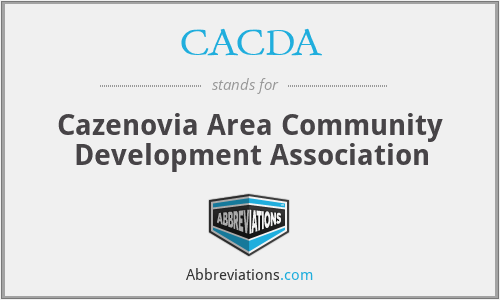 CACDA - Cazenovia Area Community Development Association