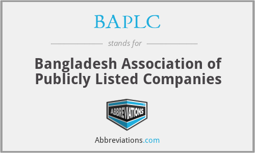 BAPLC - Bangladesh Association of Publicly Listed Companies