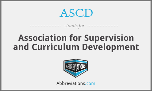 ASCD - Association for Supervision and Curriculum Development