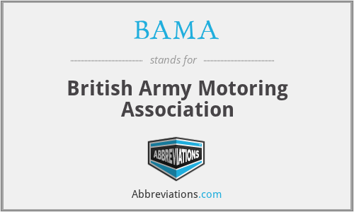 BAMA - British Army Motoring Association
