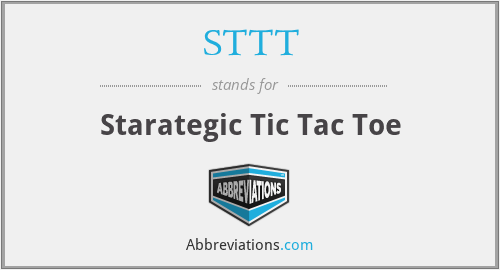 STTT - Starategic Tic Tac Toe