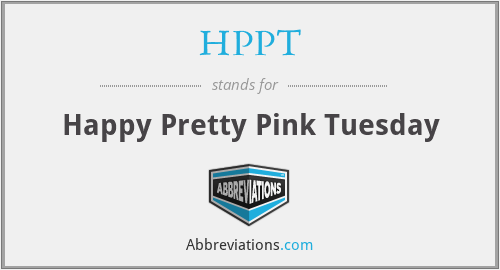 HPPT - Happy Pretty Pink Tuesday