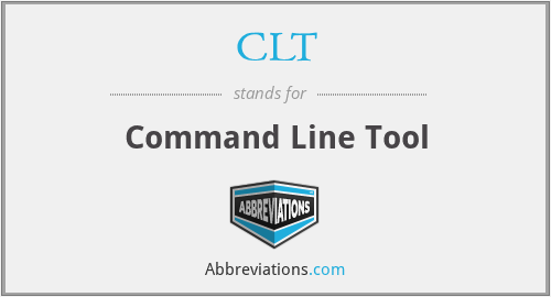 CLT - Command Line Tool