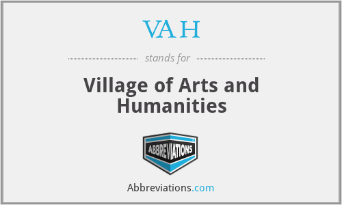 VAH - Village of Arts and Humanities